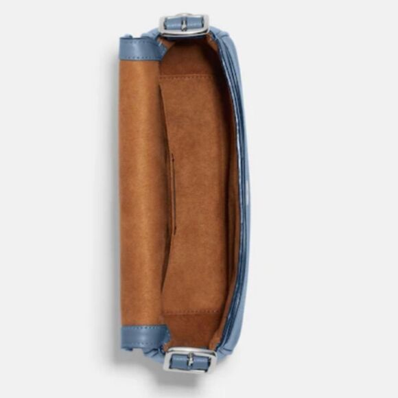 Coach Varsity Stripe Macie Crossbody Saddle Bag - Picture 3 of 12